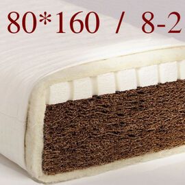 Kókuszmatrac 8 - 2 latex réteggel 80x160/10 cm - NOVETEX matrac Kókuszmatrac 8 - 2 latex réteggel 80x160/10 cm - NOVETEX matrac