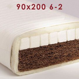 Kókuszmatrac 6 - 2 latex réteggel 90x200/8 cm - NOVETEX matrac Kókuszmatrac 6 - 2 latex réteggel 90x200/8 cm - NOVETEX matrac