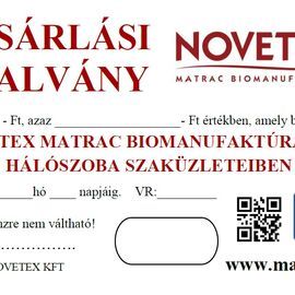 NOVETEX VÁSÁRLÁSI UTALVÁNY NOVETEX VÁSÁRLÁSI UTALVÁNY