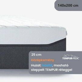 TEMPUR PRO PLUS 25 CoolQuilt Medium Firm 140x200 cm - Memóriahabos középkemény matrac - Matrac.hu TEMPUR PRO PLUS 25 CoolQuilt Medium Firm 140x200 cm - Memóriahabos középkemény matrac - Matrac.hu