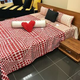 Tömörfa ágy akció Diófa bútor kiárusítás
