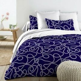 Mako Szatén ágyneműhuzat - Navy hullámos - NOVETEX Matrac Mako Szatén ágyneműhuzat - Navy hullámos - NOVETEX Matrac