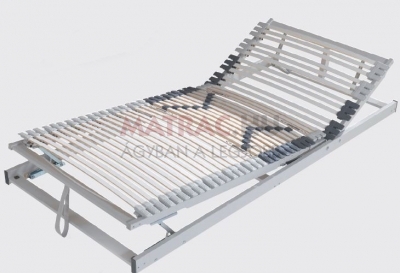 ágyrács gázrugóval emelhető, ágyneműtartóhoz