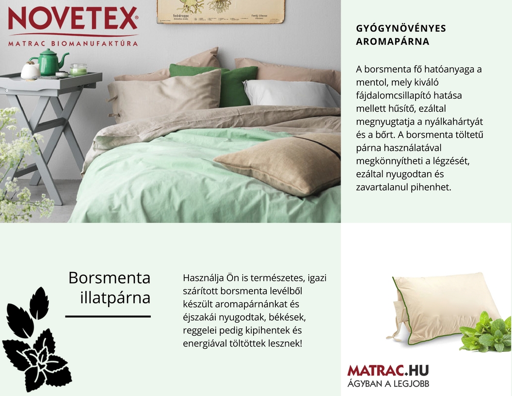 borsmenta illatpárna