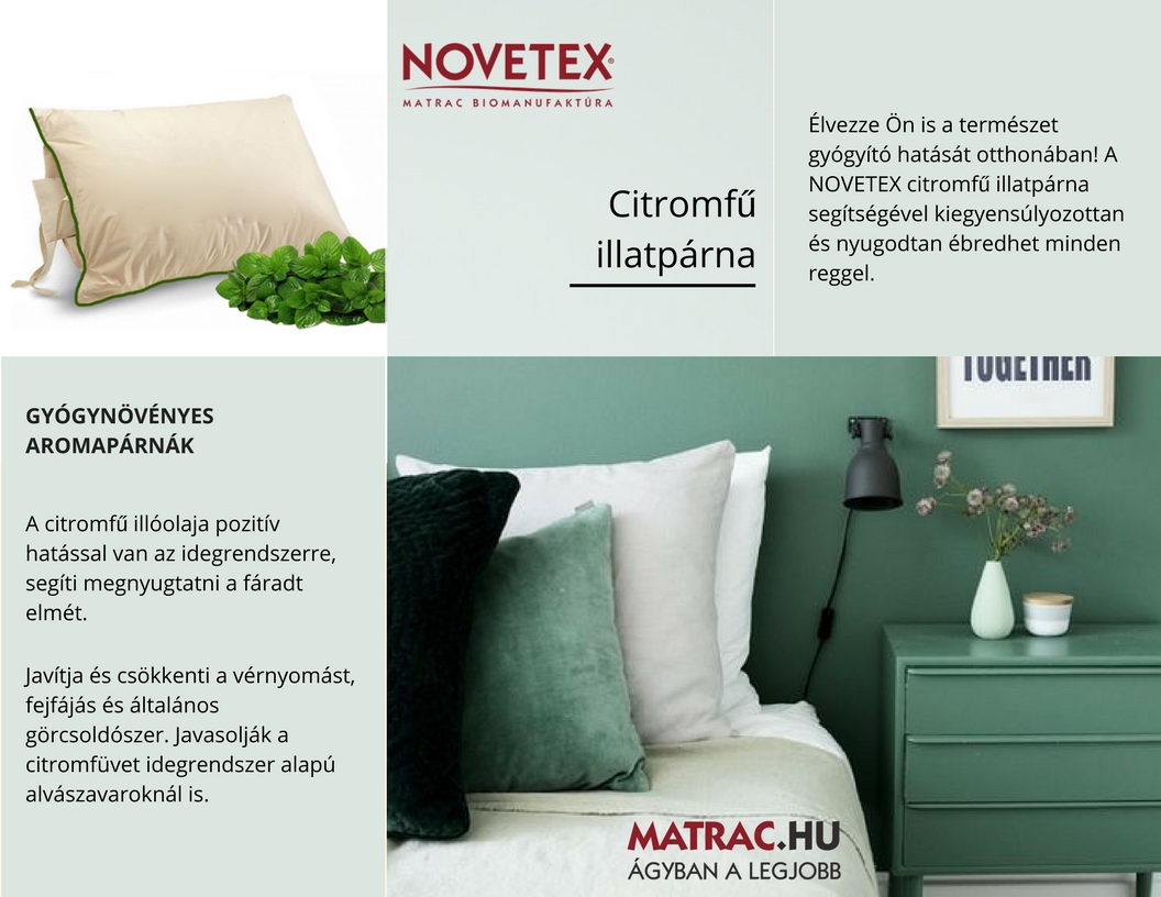 citromfű illatpárna - matrac.hu